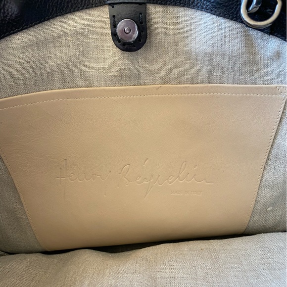 Henry Beguelin Gerla L Handle Bag Nero - Picture 10 of 16